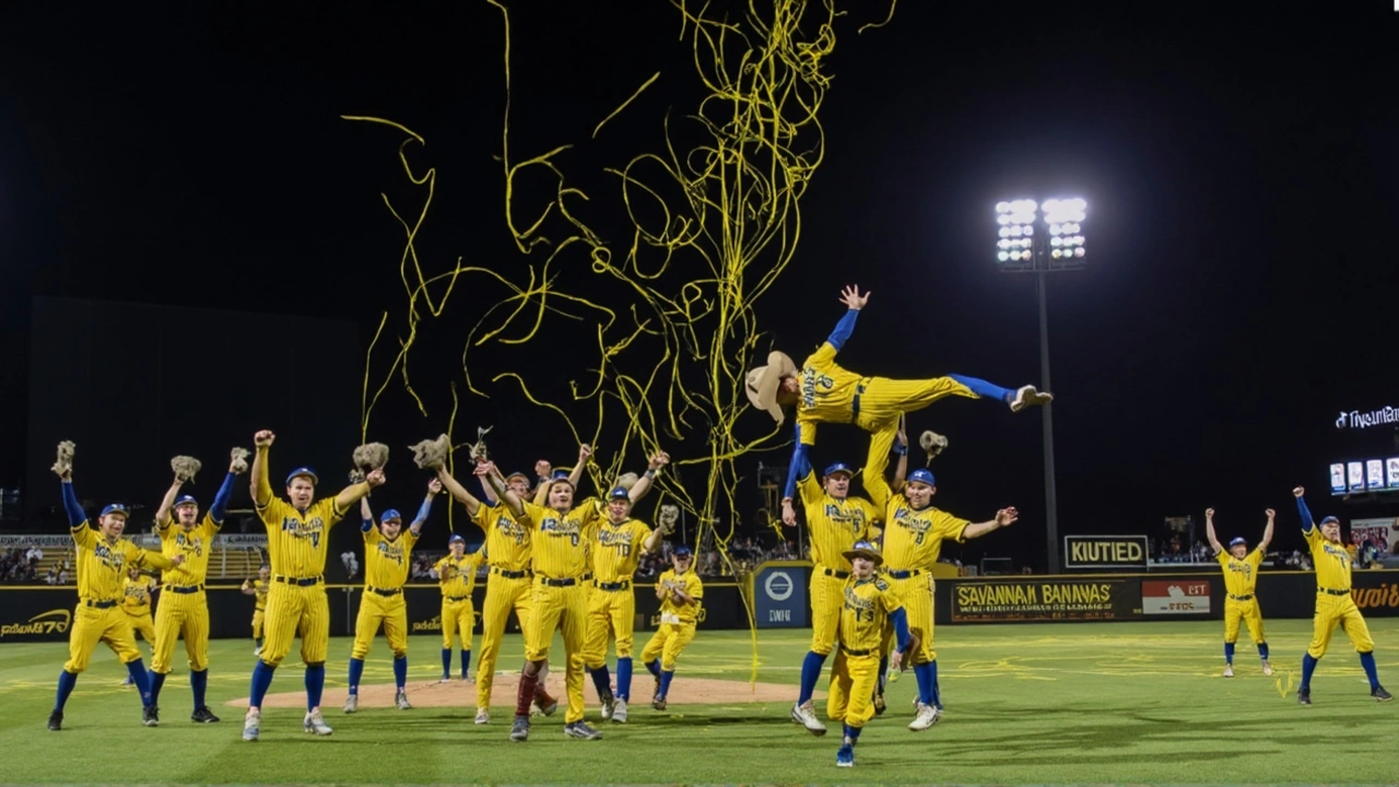 Savannah Bananas Clinch Sweeping Home Victory with Walk-Off Homer Against Party Animals