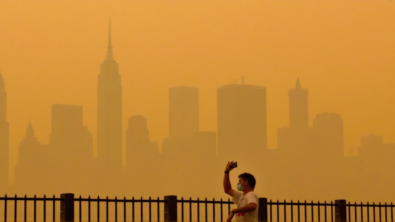 Wildfire Smoke from Canada Blankets New York, Triggers Health Alerts and Air Quality Concerns