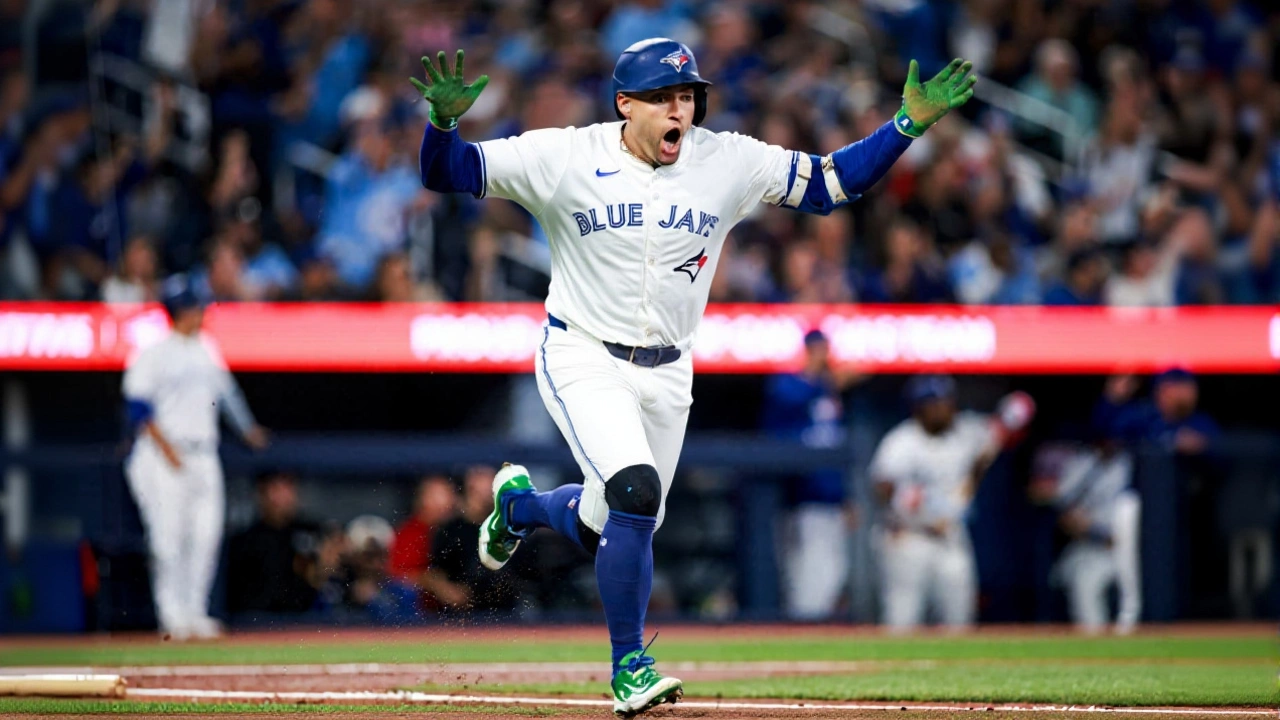 George Springer Hits Blue Jays' First Postseason Leadoff Homer